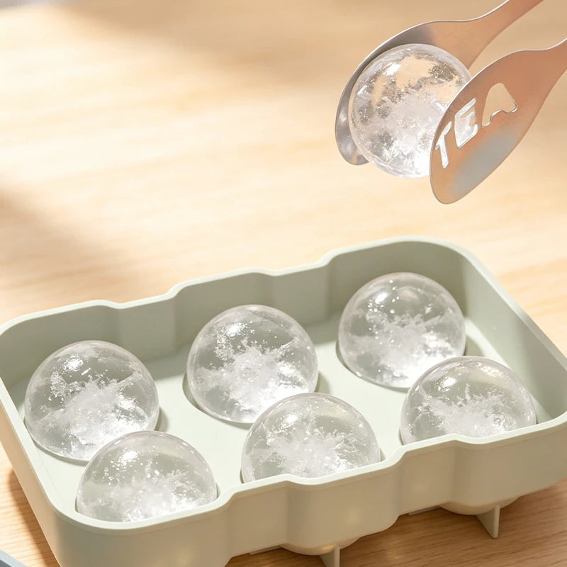 1 Large Silicone Ice Cube Trays - Easy-Release, No Leakage, Perfect for Whiskey, Cocktails, Juice, and Parties
