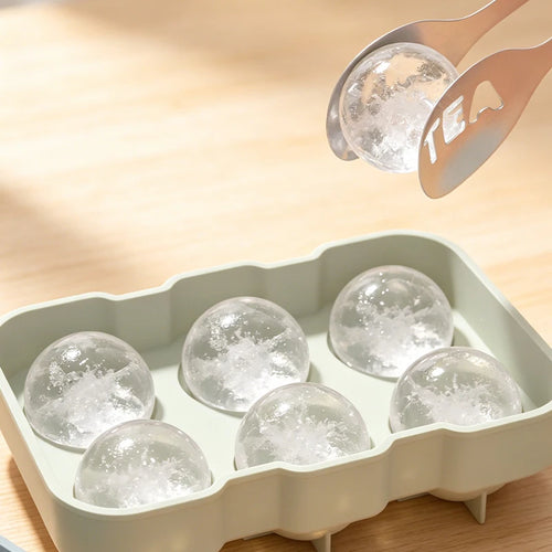 1 Large Silicone Ice Cube Trays - Easy-Release, No Leakage, Perfect for Whiskey, Cocktails, Juice, and Parties